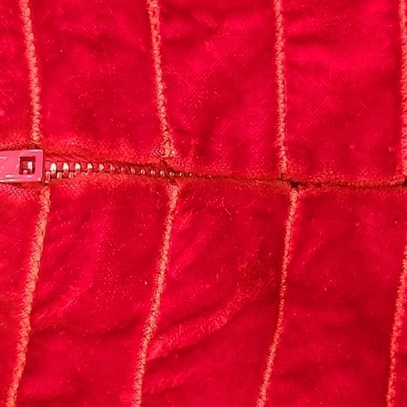 Vintage Italian Velvet Midi Skirt Pink Paisley Metallic Trim - Picture 6 of 9